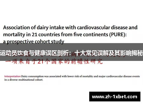 运动员饮食与健康误区剖析：十大常见误解及其影响揭秘