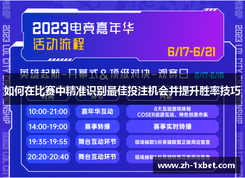 如何在比赛中精准识别最佳投注机会并提升胜率技巧